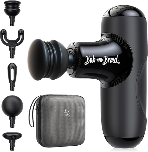 BOB AND BRAD Q2 Mini Massage Gun, Pocket-Sized Deep Tissue Massager Gun